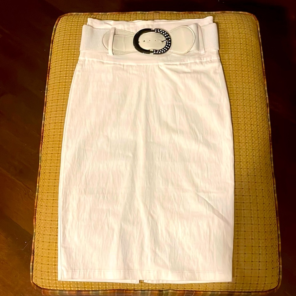 White skirt